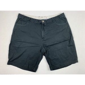 SHORT PAR 4 Men's 40x10 Black Shorts Flat Front Stretch 4-pockets Cotton Blnd